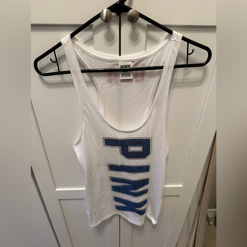 Victorias Secret Pink white Fourth of July Tank - Picture 4 of 6